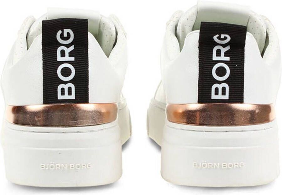 Björn Borg T1910 PAT sneakers wit Imitatieleer