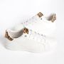 Björn Borg Klassieke lage sneaker met metallic luipaard details White Dames - Thumbnail 11