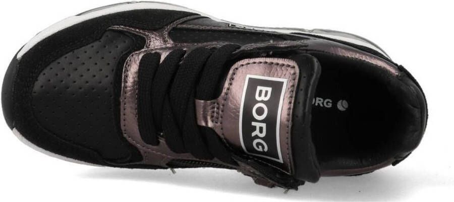 Björn Borg Meisjes Veterschoenen Bjorn Borg X500 Blk-slvr Zwart - Foto 9