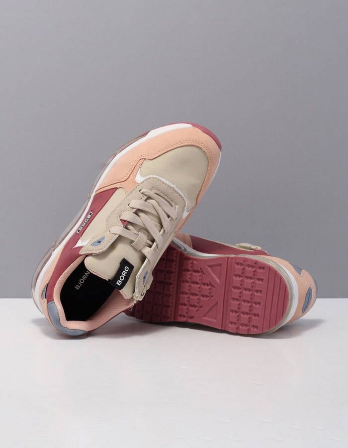 Björn Borg X500 sneakers roze Imitatieleer Dames