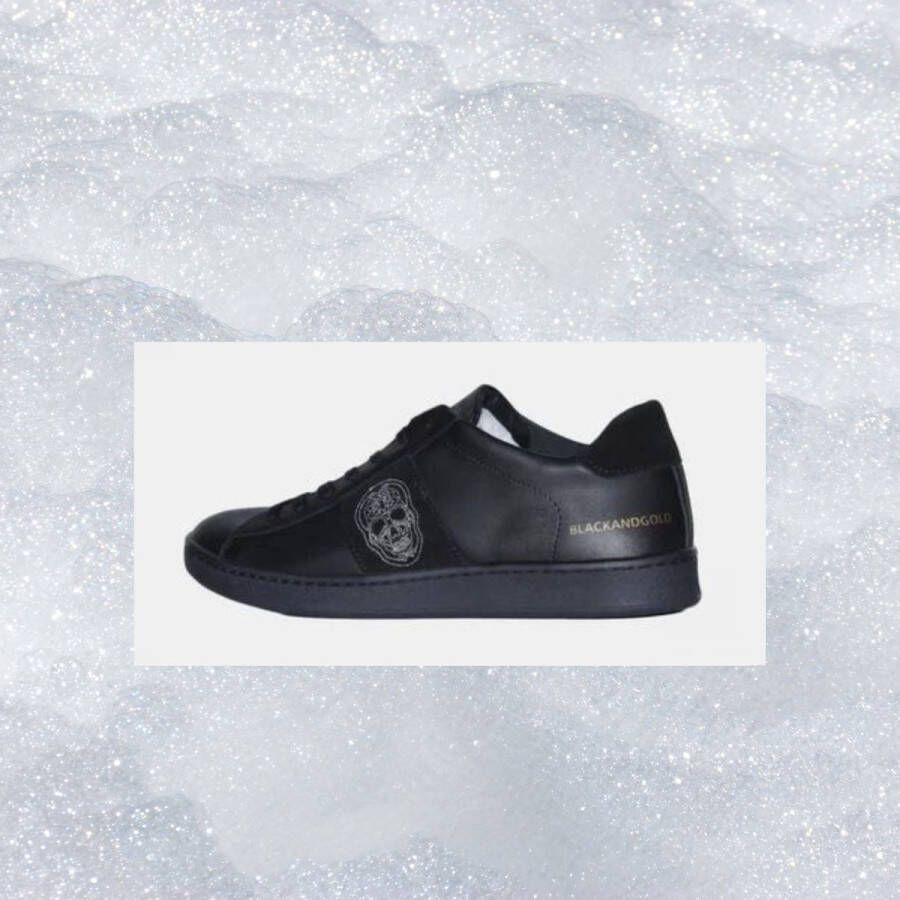 Black and Gold Sneaker donkerblauw - Foto 3