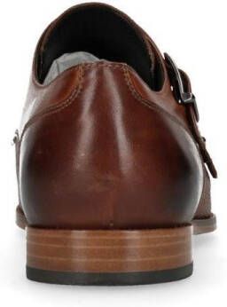 Black Label Heren Bruine leren gespschoenen
