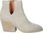 Blackstone ABBY ZL90 OFF WHITE ANKLE BOOTS Vrouw Beige - Thumbnail 4