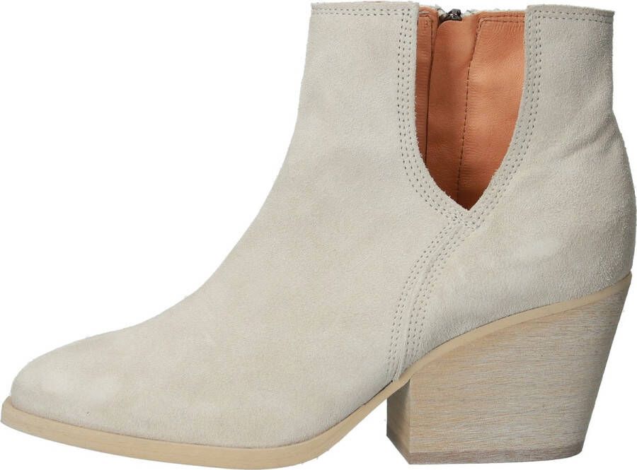 Blackstone ABBY ZL90 OFF WHITE ANKLE BOOTS Vrouw Beige