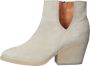 Blackstone ABBY ZL90 OFF WHITE ANKLE BOOTS Vrouw Beige - Thumbnail 7
