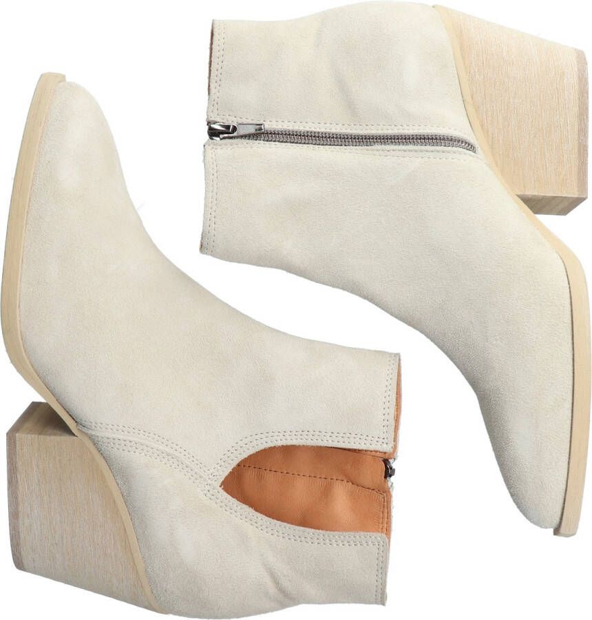 Blackstone ABBY ZL90 OFF WHITE ANKLE BOOTS Vrouw Beige