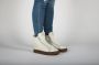 Blackstone Premium Leren Sneaker met Schapenvacht Voering White Dames - Thumbnail 13
