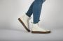Blackstone Premium Leren Sneaker met Schapenvacht Voering White Dames - Thumbnail 14