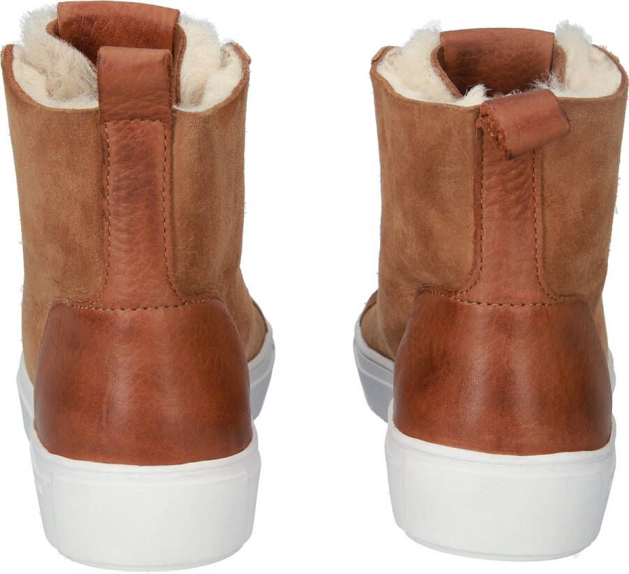 Blackstone AKNA YL55 RUST HIGH SNEAKER Vrouw Brown