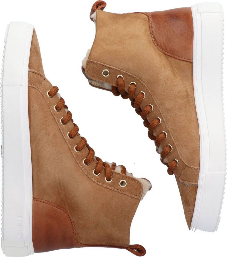 Blackstone AKNA YL55 RUST HIGH SNEAKER Vrouw Brown