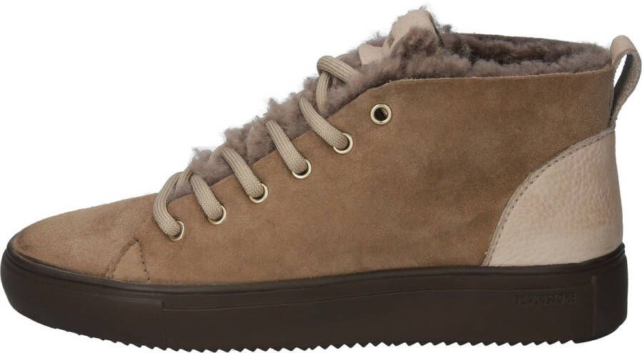 Blackstone ARNAQ QL48 FOSSIL MID SNEAKER FUR Vrouw FOSSIL