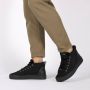 Blackstone ARNAQ QL48 NERO MID SNEAKER SHEEPSKIN Vrouw Black - Thumbnail 11