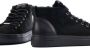 Blackstone ARNAQ QL48 NERO MID SNEAKER SHEEPSKIN Vrouw Black - Thumbnail 4