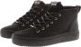 Blackstone ARNAQ QL48 NERO MID SNEAKER SHEEPSKIN Vrouw Black - Thumbnail 9