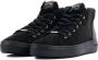 Blackstone ARNAQ QL48 NERO MID SNEAKER SHEEPSKIN Vrouw Black - Thumbnail 4