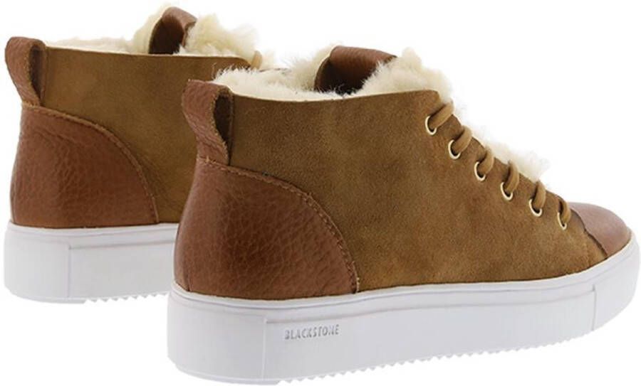 Blackstone Arnaq Rust Sneaker (mid) Vrouw Cognac