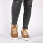 Blackstone ARNAQ QL48 RUST MID SNEAKER SHEEPSKIN Vrouw Brown - Thumbnail 8