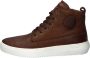 BLACKSTONE Hoge Sneakers Heren Aspen Maat: 47 Materiaal: Leer Kleur: Bruin - Thumbnail 6
