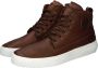 BLACKSTONE Hoge Sneakers Heren Aspen Maat: 47 Materiaal: Leer Kleur: Bruin - Thumbnail 8