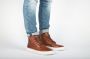 BLACKSTONE Hoge Sneakers Heren Aspen Maat: 47 Materiaal: Leer Kleur: Bruin - Thumbnail 11