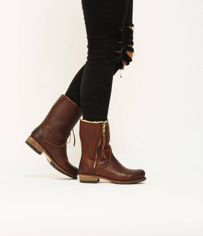 Blackstone AURORA EW74 Old Yellow Boots Dames Brown