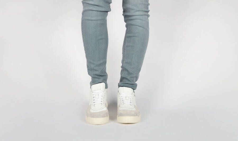 Blackstone Sportieve Sculptuur Zool Sneaker Beige Heren - Foto 5