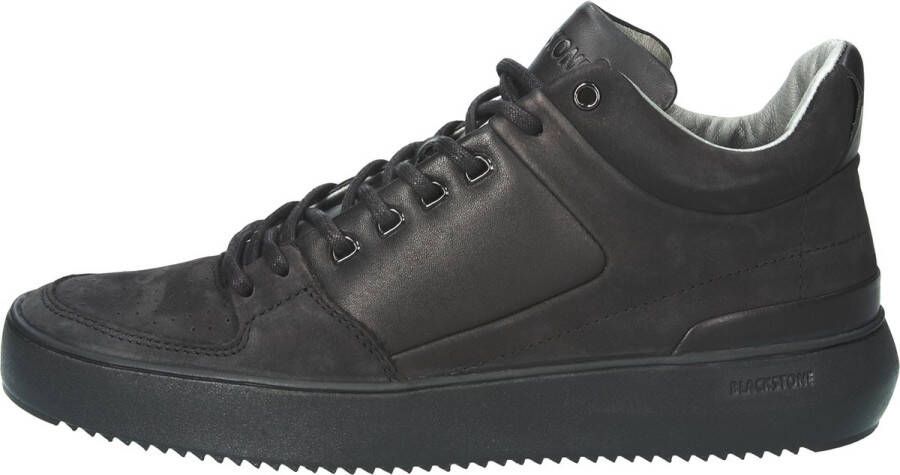 Blackstone Black Sneaker (mid) Man Black