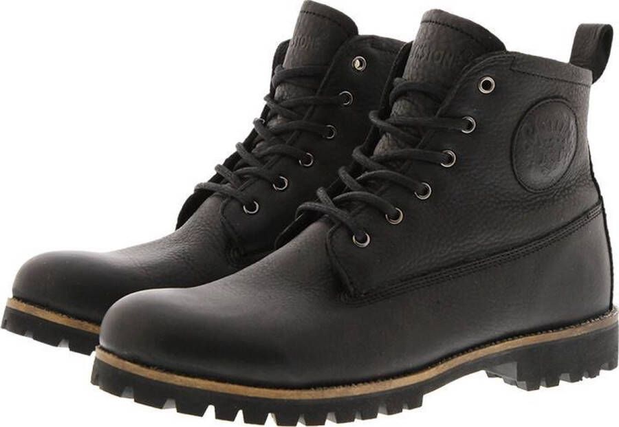 Blackstone COLIN OM60 BLACK MEN'S BOOT SHEEPSKIN Man Black