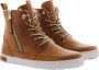 Blackstone Hoge Icon Emily trainers met ritssluiting Bruin Dames - Thumbnail 13