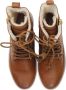 Blackstone Hoge Icon Emily trainers met ritssluiting Bruin Dames - Thumbnail 15