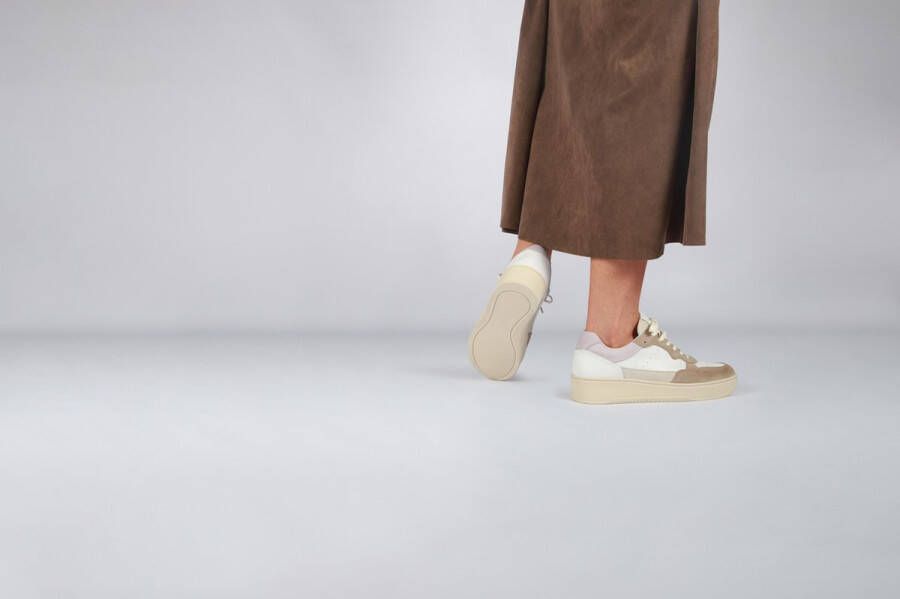 Blackstone Drew Lilac Sneaker (low) Vrouw Off white