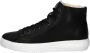 Blackstone Yg09 Hoge sneakers Leren Sneaker Heren Zwart - Thumbnail 8