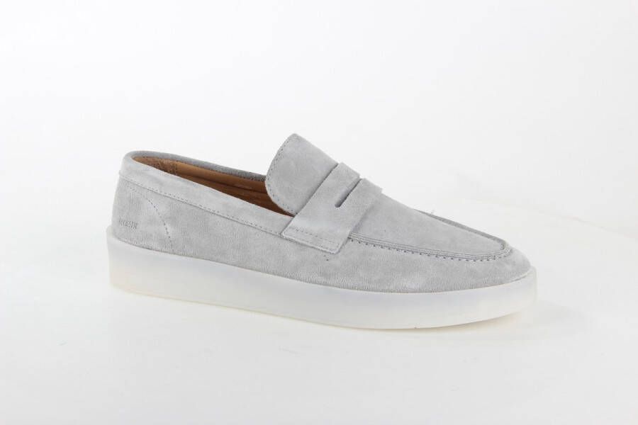 Blackstone ENZO ZG43 LIGHT GREY MOCCASINS Man Grey