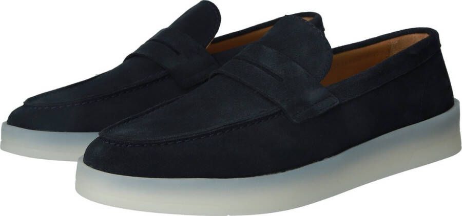 Blackstone ENZO ZG43 NAVY MOCCASINS Man Blue