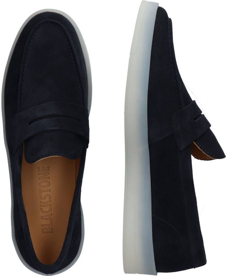 Blackstone ENZO ZG43 NAVY MOCCASINS Man Blue