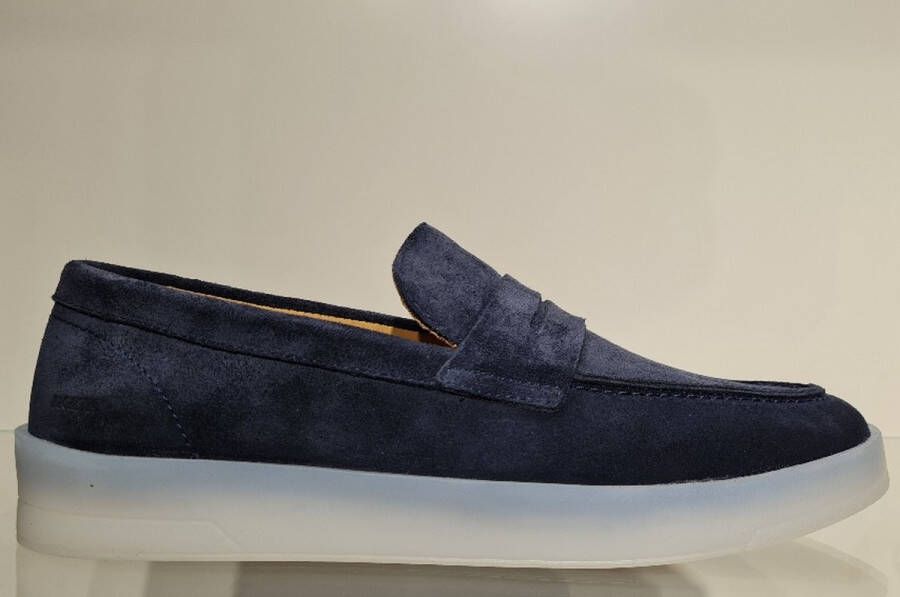 Blackstone ENZO ZG43 NAVY MOCCASINS Man Blue