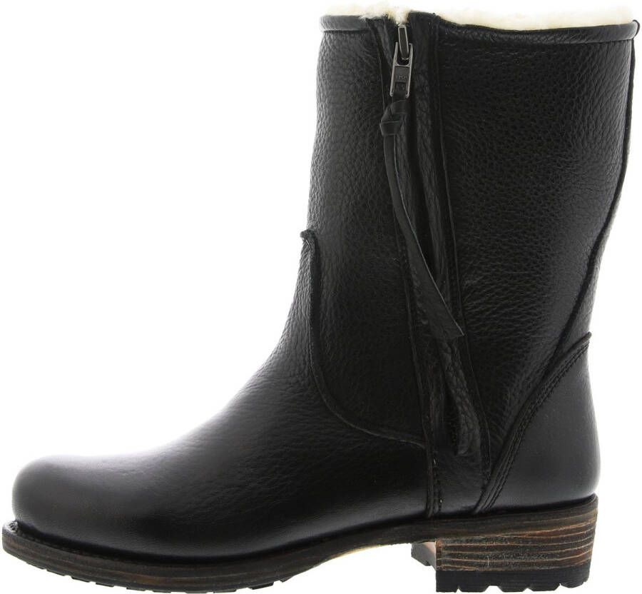 Blackstone EW74 BLACK WOMENS BOOT SHEEPSKIN Vrouw Black