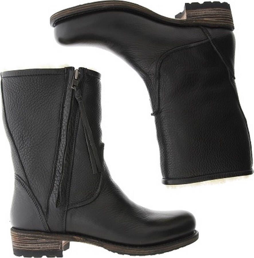 Blackstone EW74 BLACK WOMENS BOOT SHEEPSKIN Vrouw Black