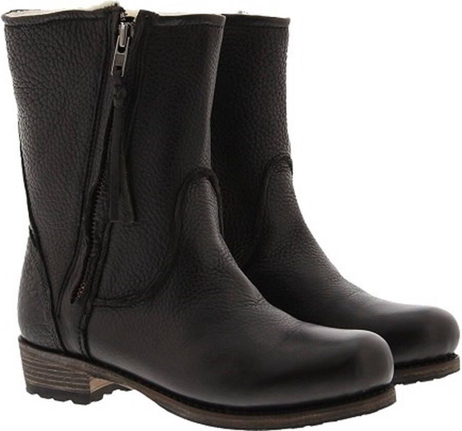 Blackstone EW74 BLACK WOMENS BOOT SHEEPSKIN Vrouw Black