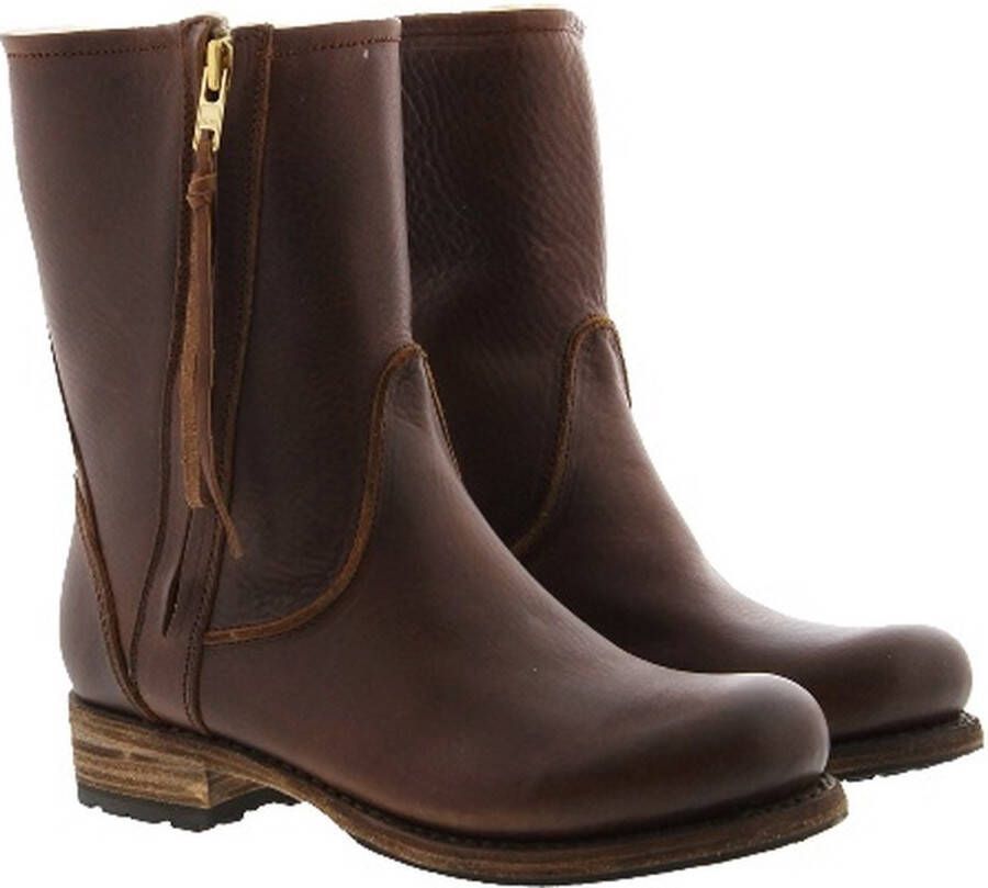 Blackstone EW74 OLD YELLOW WOMENS BOOT SHEEPSKIN Vrouw Brown