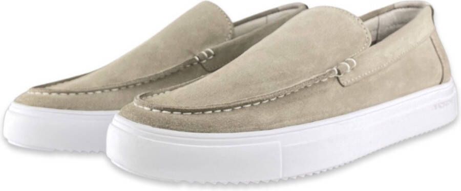 Blackstone Giulio Carlo Weathered Teak Slip-ons Beige Heren - Foto 9