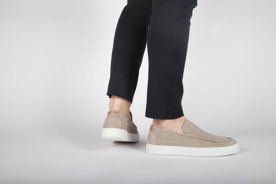 Blackstone Giulio Carlo Weathered Teak Slip-ons Man Taupe - Foto 11