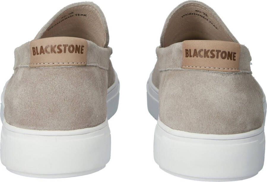 Blackstone GIULIO XG98 WEATHERED TEAK LOAFER Man Beige