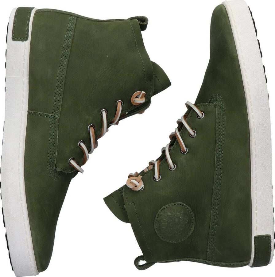 Blackstone GM06 BOTTLE GREEN ORIGINAL 6'' BOOTS SHEEPSKIN Man Green