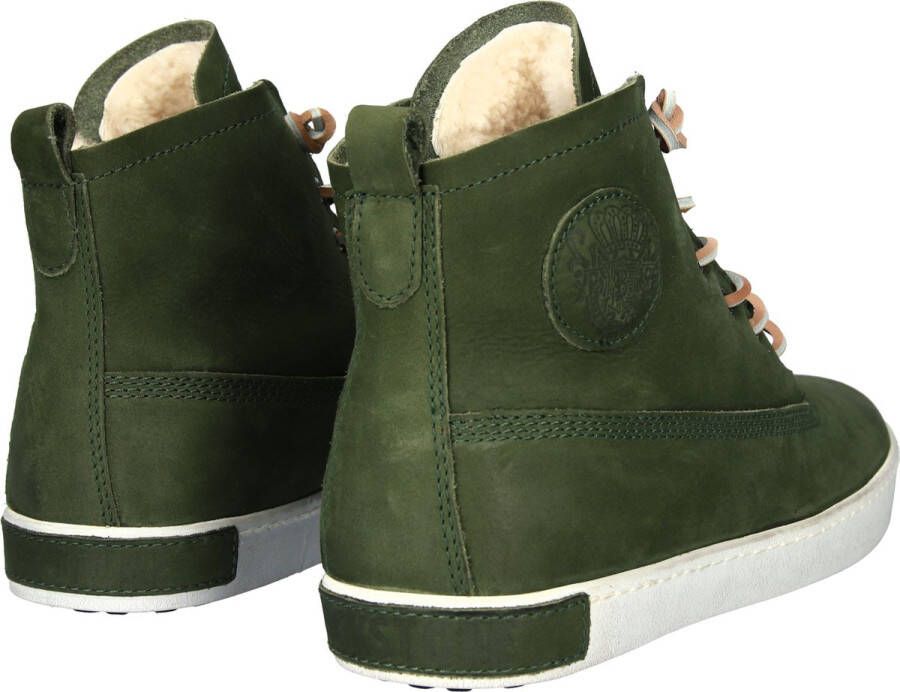 Blackstone GM06 BOTTLE GREEN ORIGINAL 6'' BOOTS SHEEPSKIN Man Green