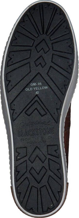 Blackstone GM06 OLD YELLOW ORIGINAL 6'' BOOTS SHEEPSKIN Man Brown