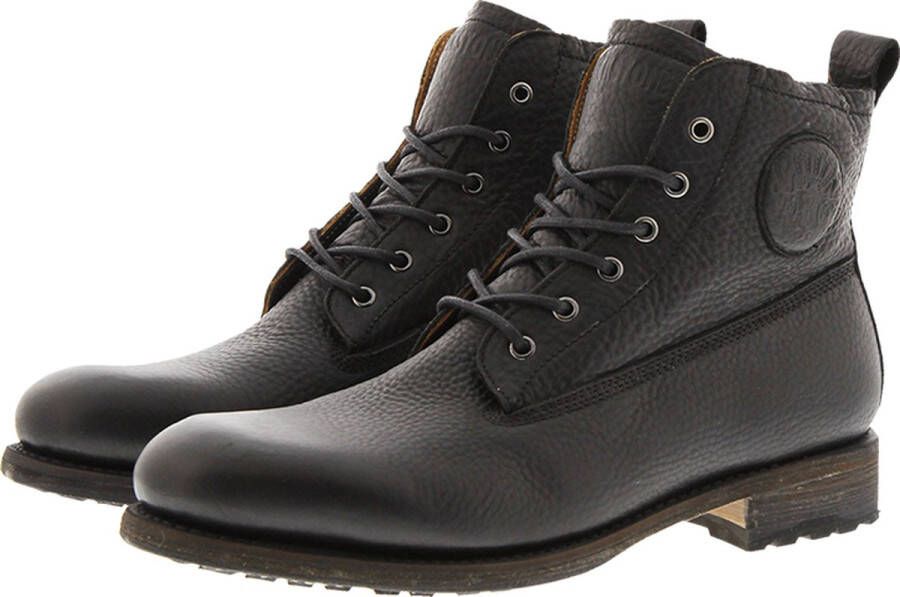 Blackstone GM09 BLACK HIGH LACE UP BOOTS Man Black