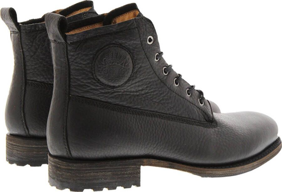 Blackstone GM09 BLACK HIGH LACE UP BOOTS Man Black