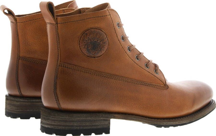 Blackstone GM09 CUOIO HIGH LACE UP BOOTS Man Cognac