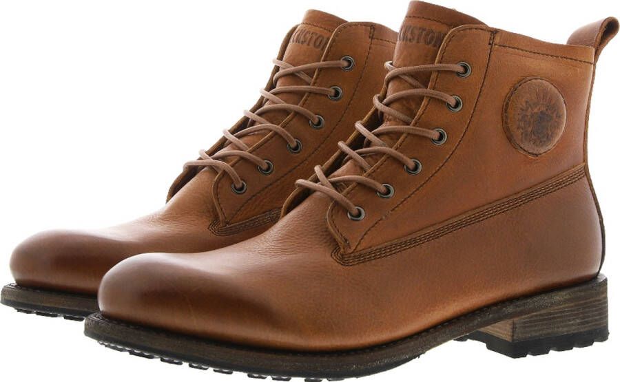 Blackstone GM09 CUOIO HIGH LACE UP BOOTS Man Cognac